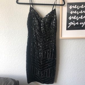 Mini sequin dress perfect for going out !
